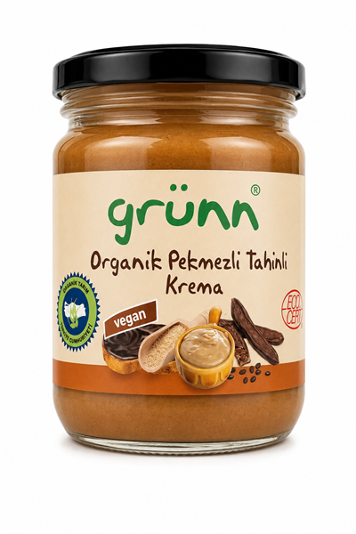 Organik Pekmezli Tahinli Krema 200gr Grünn