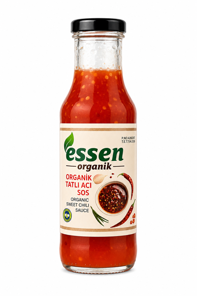 Organik Tatlı Acı Sos ( Sweet Chili Sos) 290gr Essen