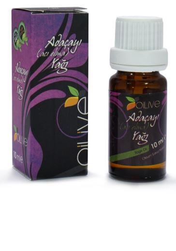 %100 Saf Acı-Elma) Adaçayı Yağı 20 Ml Oilive