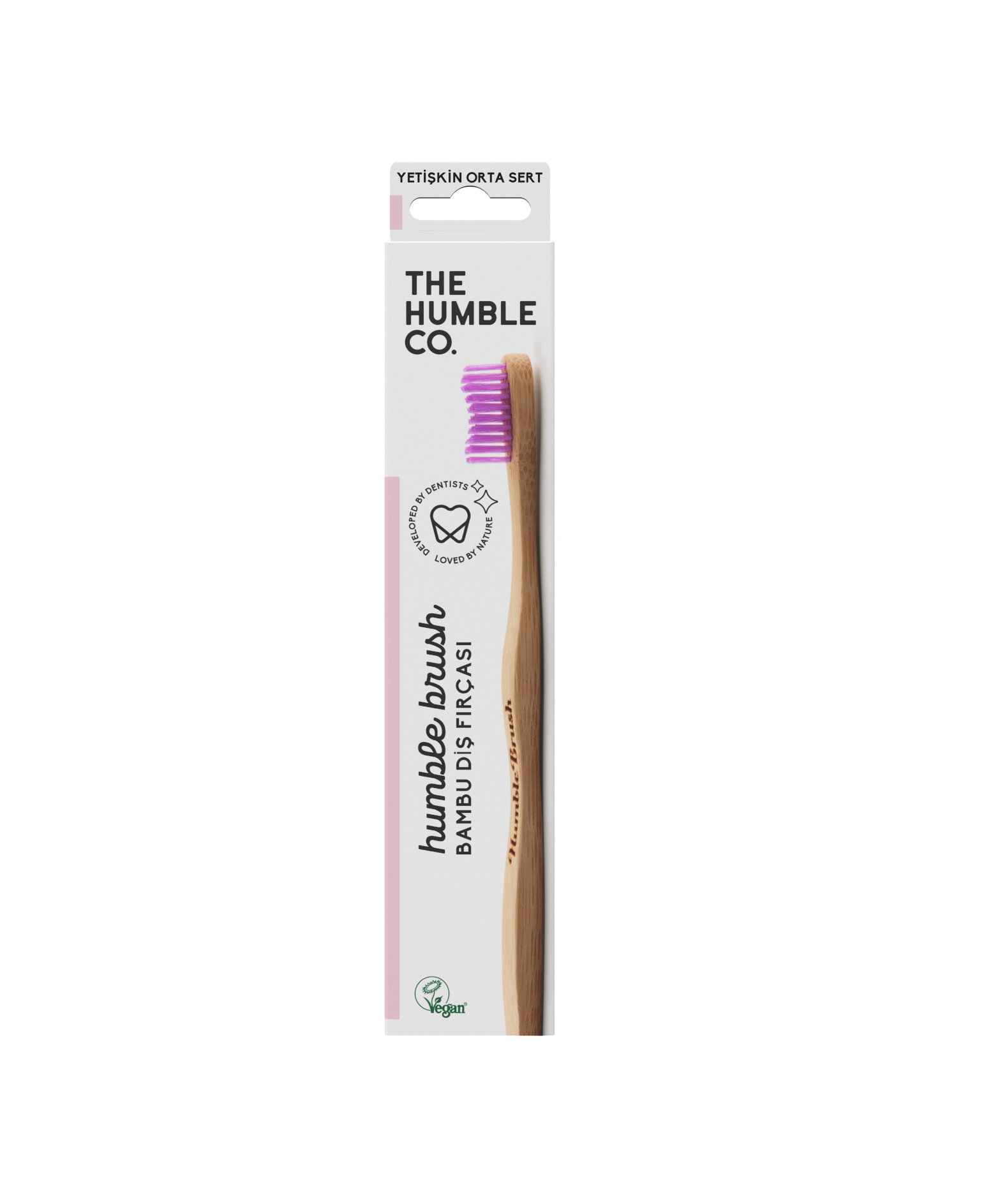 Bambu Diş Fırçası (Orta Sert Lila) The Humble Brush