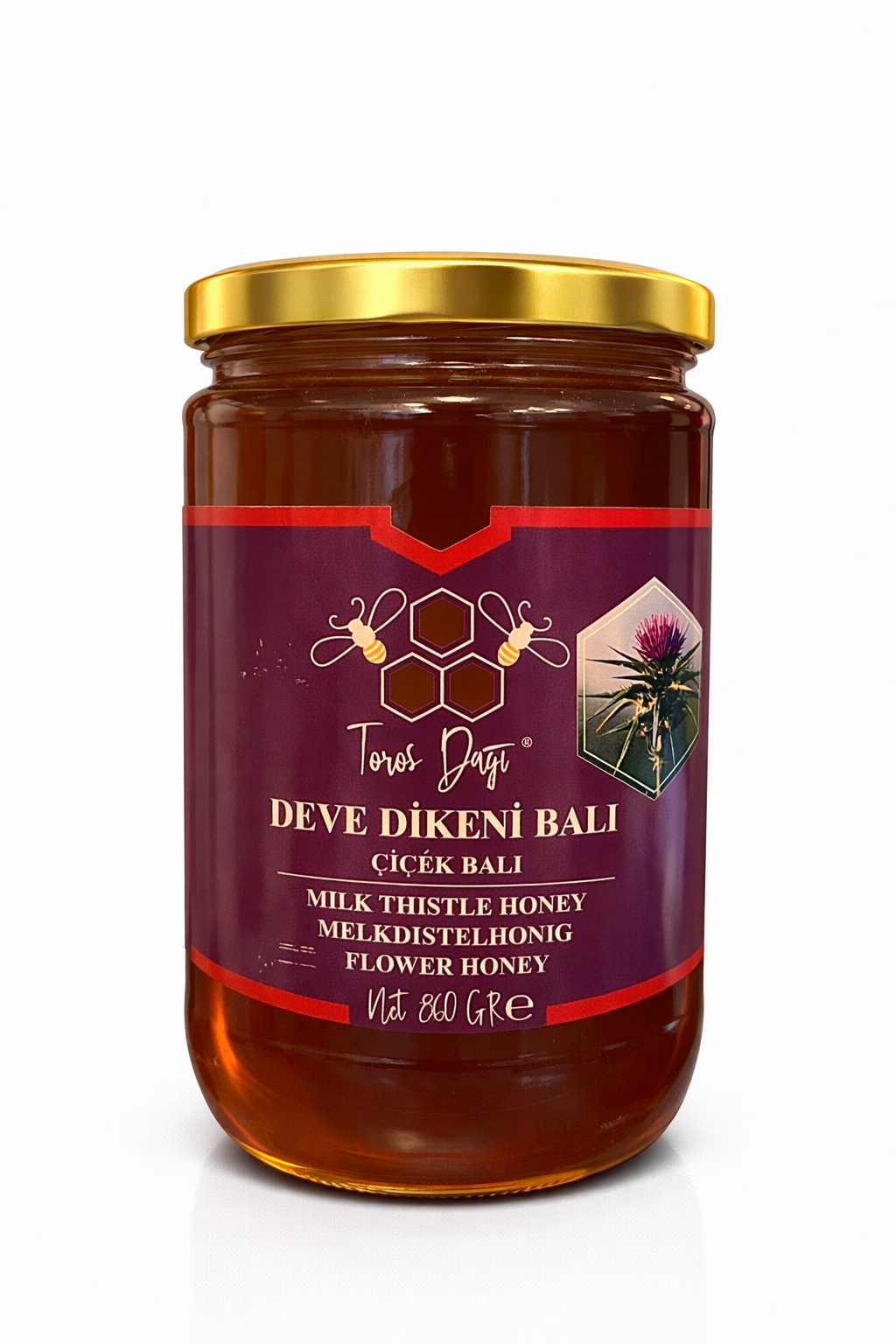 Deve Dikeni Balı 860gr Toros Dağı