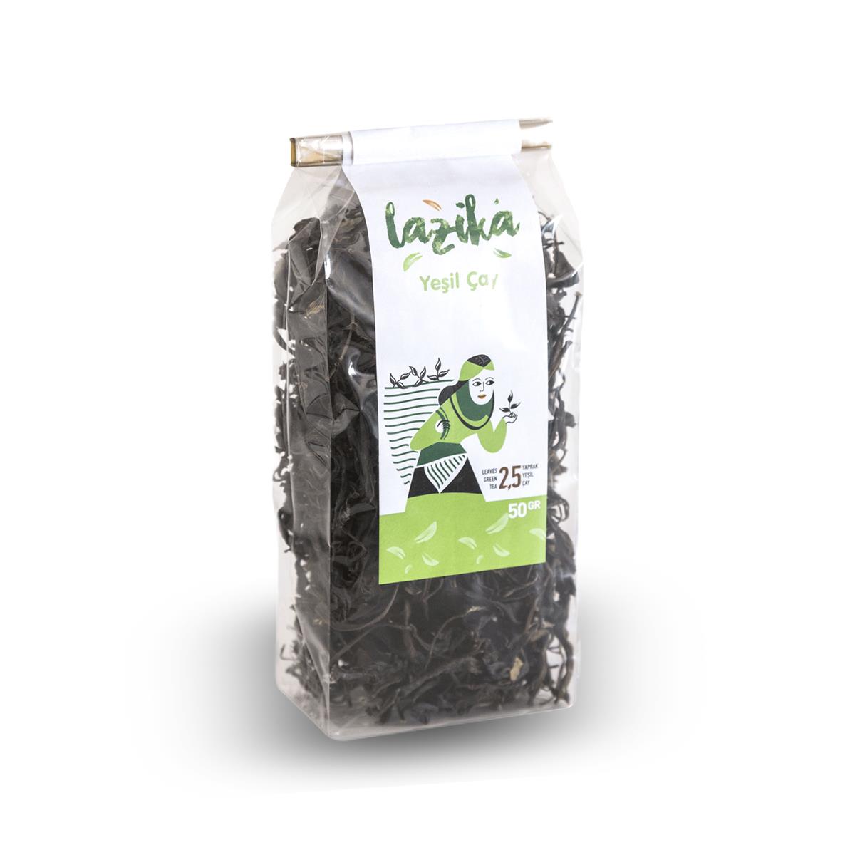 El Yapımı Yeşil Çay 50gr Lazika