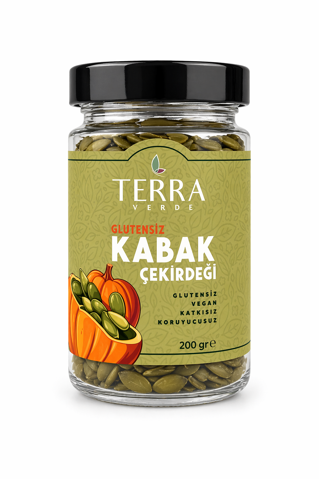 Glutensiz Kabak Çekirdeği İçi 200gr Terra Verde