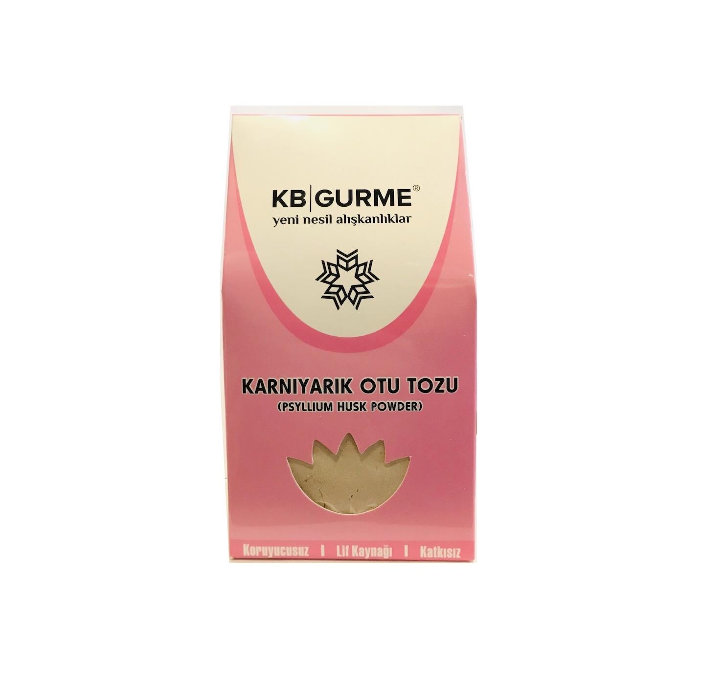 Glutensiz Psyllium Karnıyarık Otu Tozu 200gr KB GURME