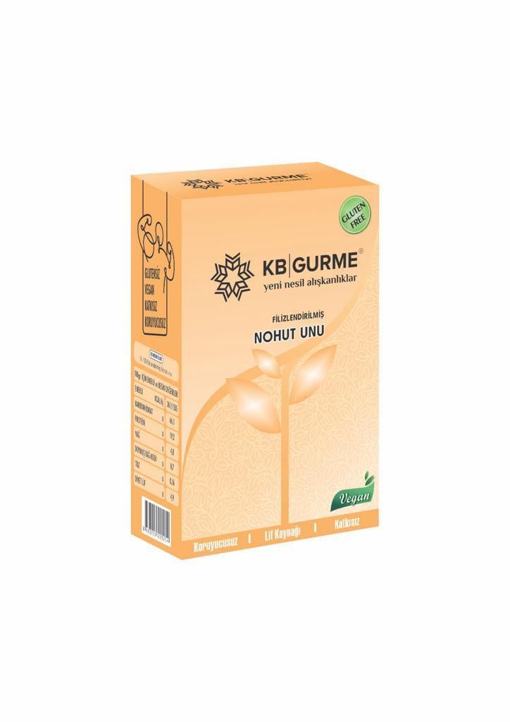 Glutensiz & Vegan Filizlendirilmiş Nohut Unu 500 gr KB GURME