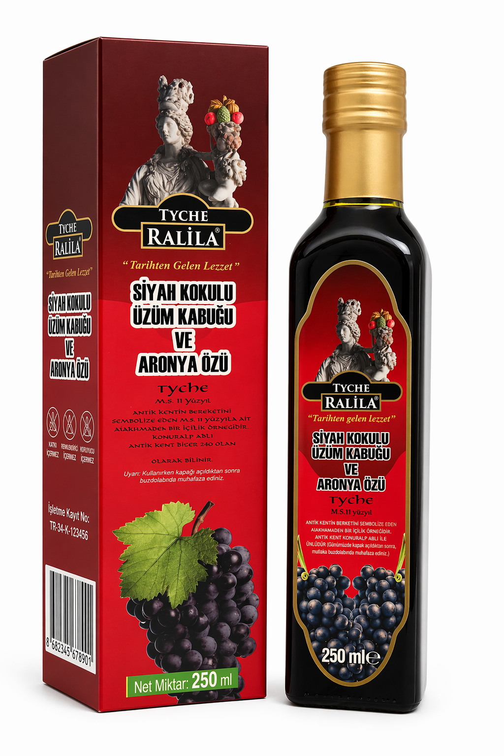 Kokulu Üzüm Kabuğu Ve Aronya Ekstraktı 250Ml Ralila