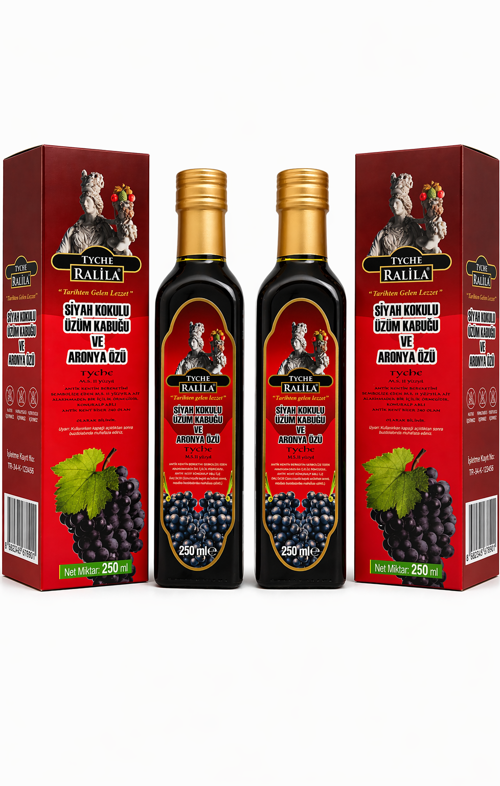 Kokulu Üzüm Kabuğu Ve Aronya Ekstraktı 250Ml X 2AdetRalila