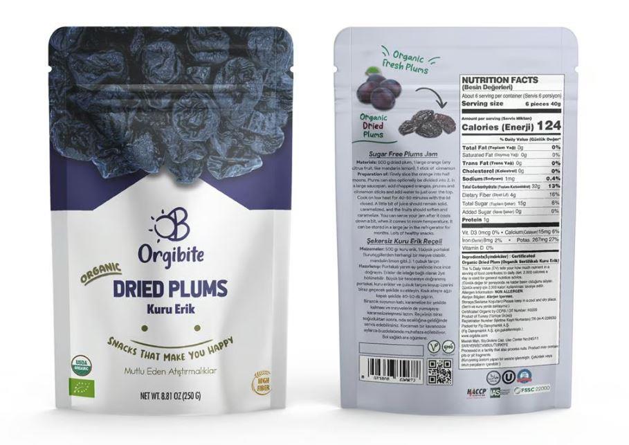 Kuru Erik 250 gr Orgibite