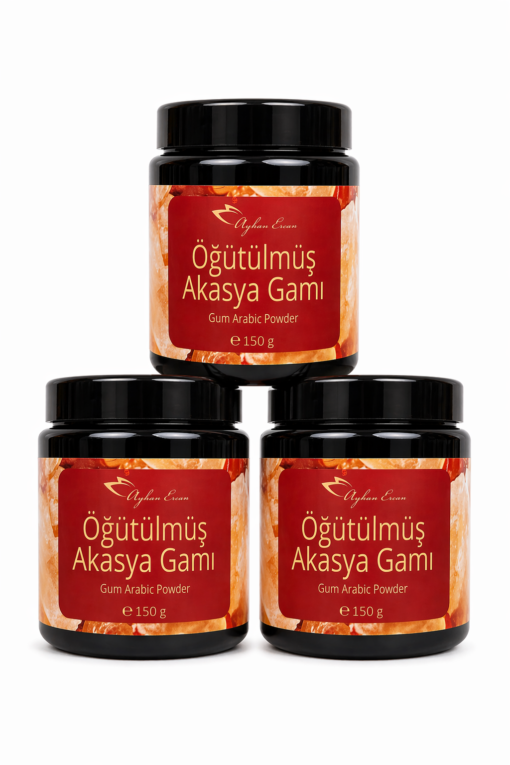 Öğütülmüş Akasya Gamı 150gr X 3 adet Ayhan Ercan 