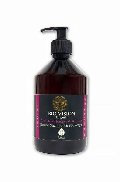 Organic Propolis Ardıç Çay Ağacı Şampuan 500Ml Bio Vision