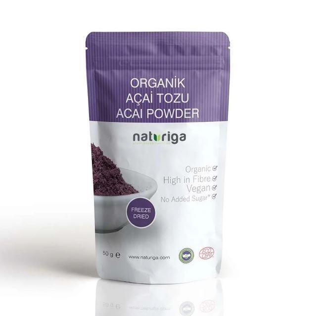 Organik Açai Tozu 50 gr Naturiga