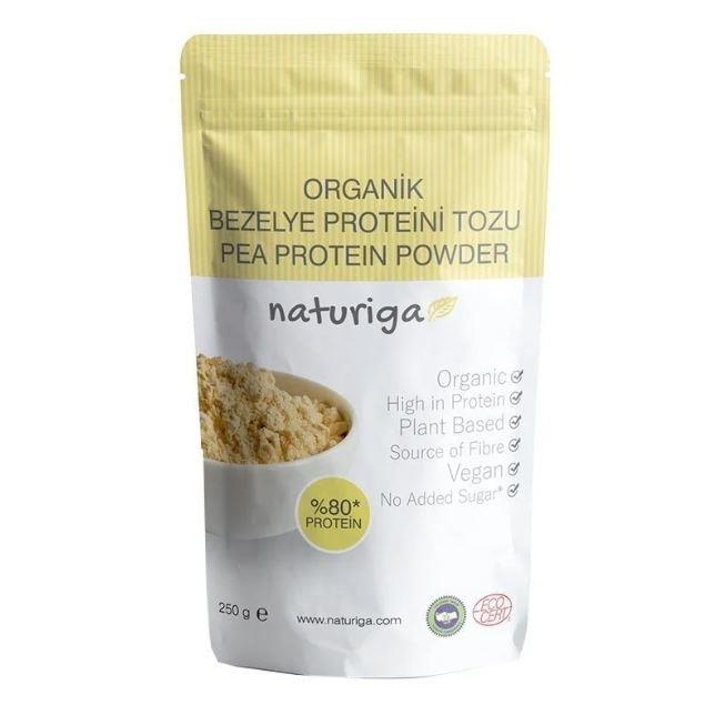 Organik Bezelye Protein Tozu 250 gr Naturiga