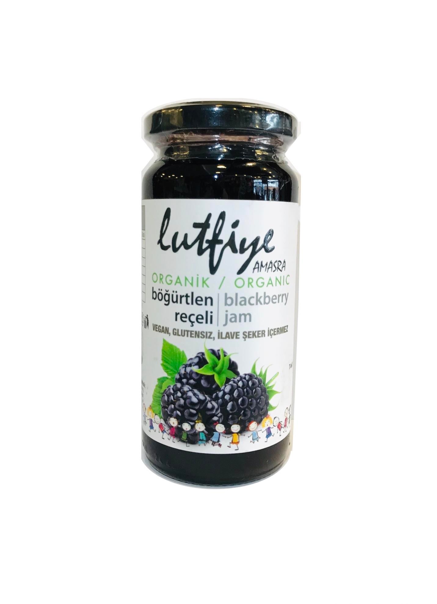 Organik Böğürtlen Reçeli 280 gr Lütfiye