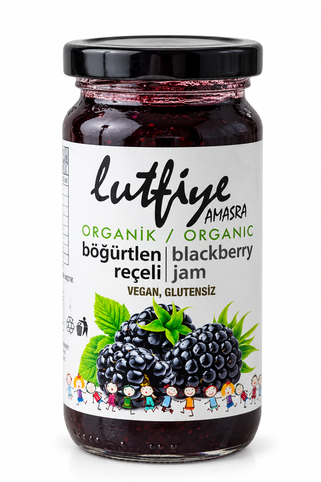 Organik Böğürtlen Reçeli 280 gr Lütfiye