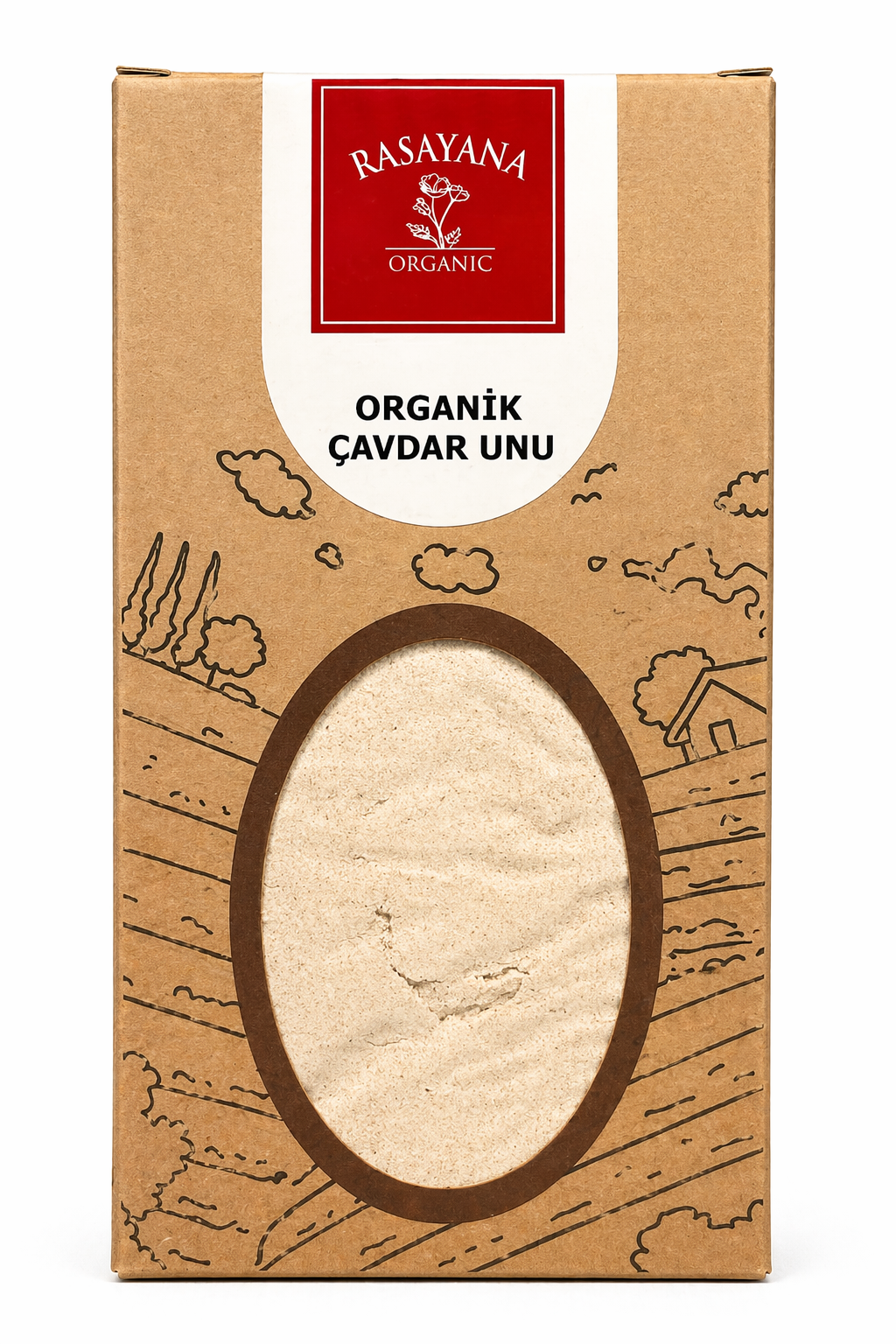 Organik Çavdar Unu 750gr Rasayana