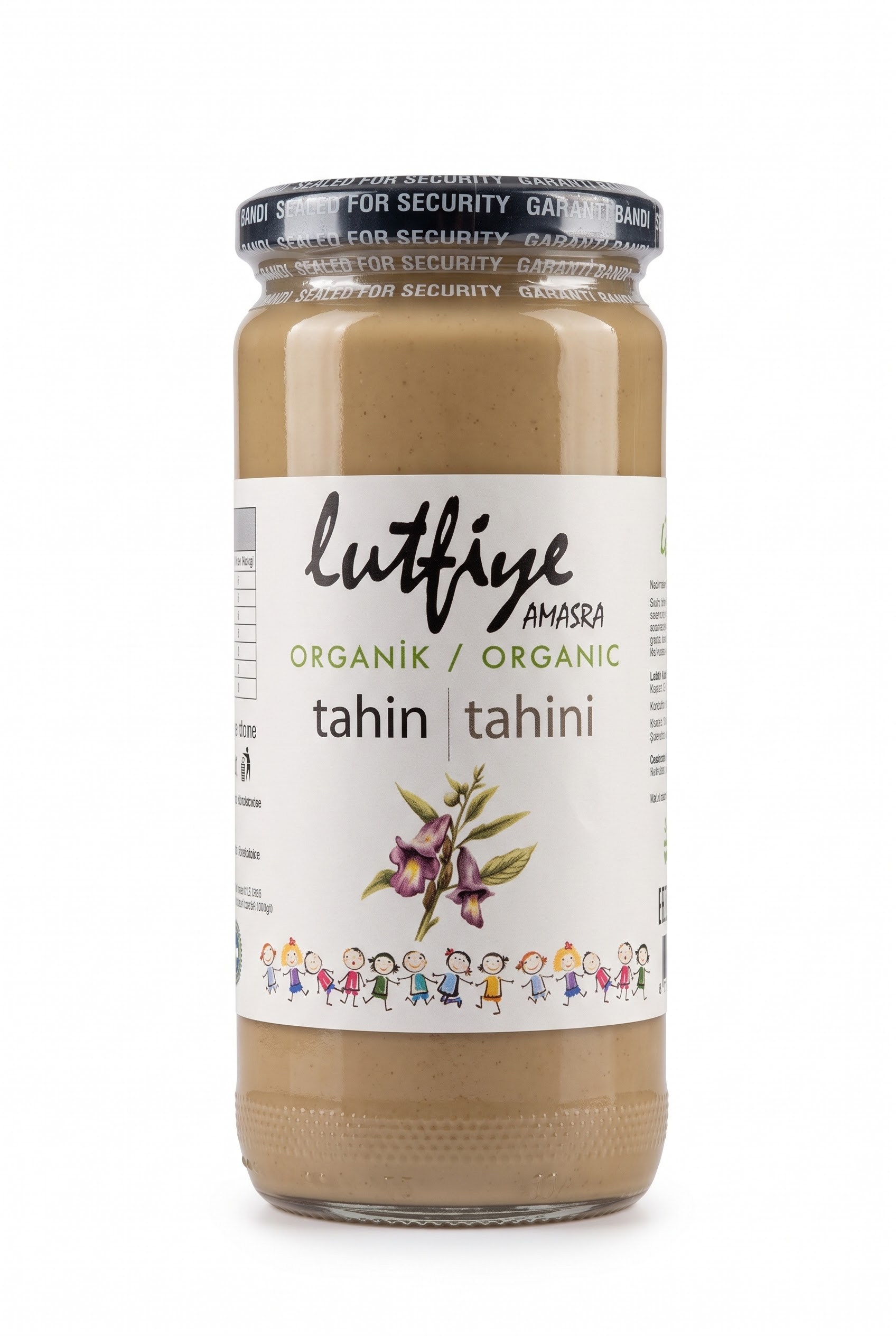 Organik Çiğ Tahin 460gr Lütfiye