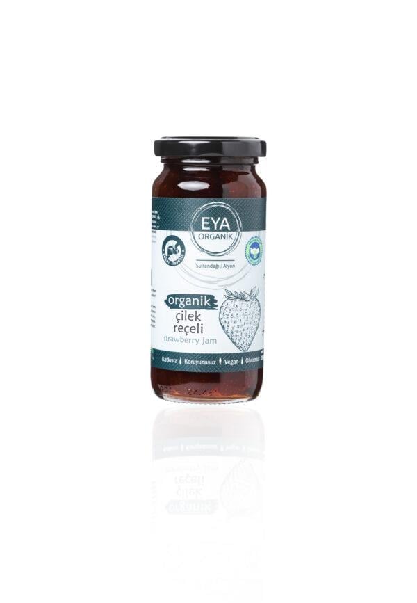 Organik Çilek Reçeli 280gr Eya Gurme