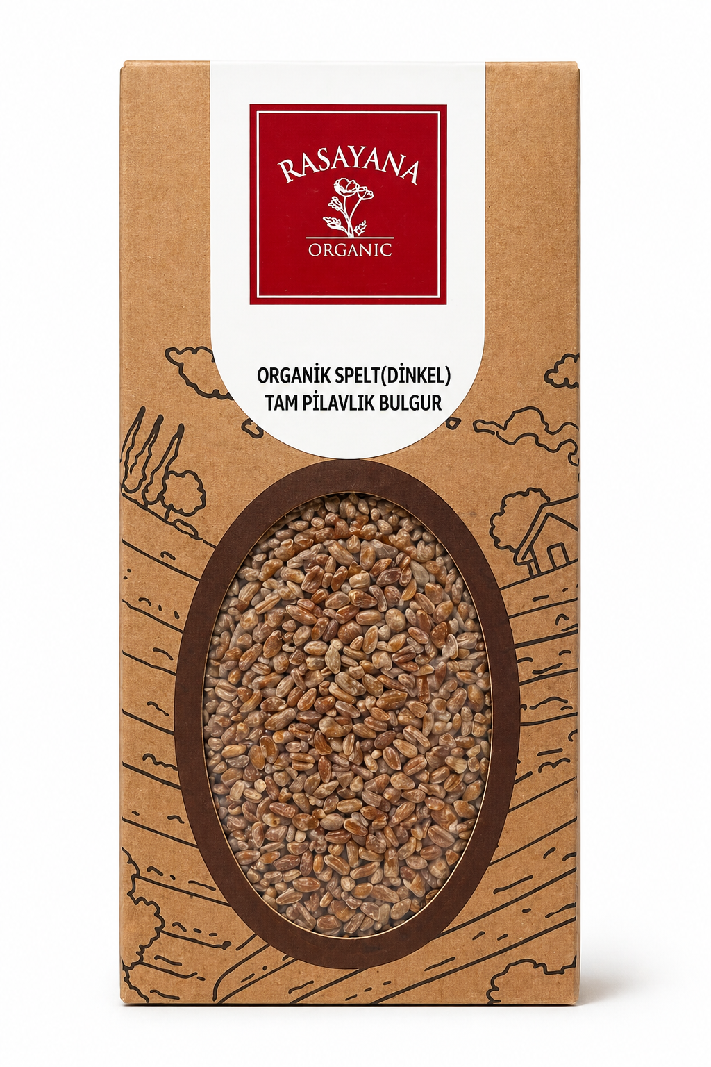 Organik Dinkel Tam Pilavlık Bulgur 750gr Rasayana