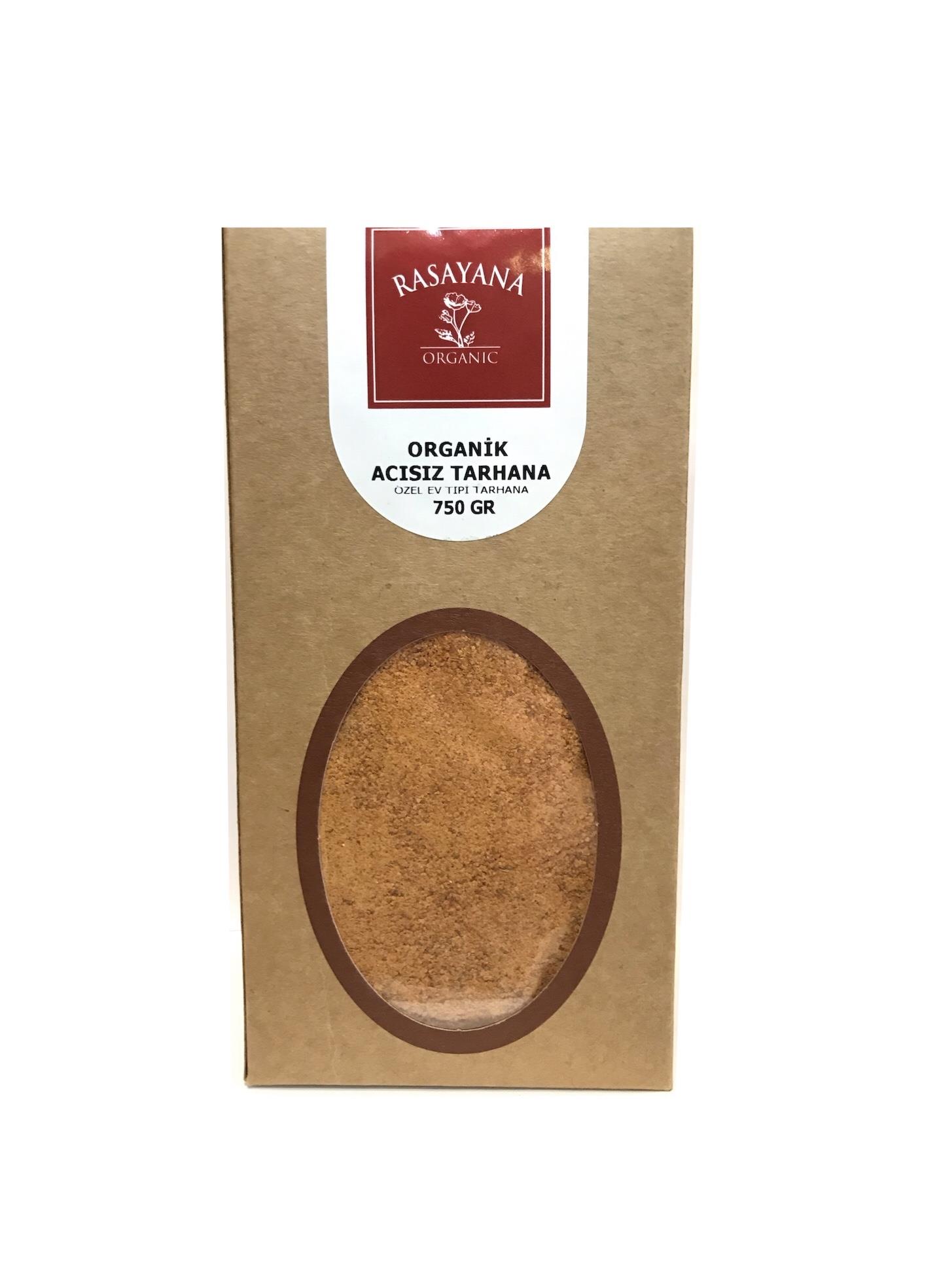 Organik (Ev Tipi) Tarhana Acisiz 750gr Rasayana