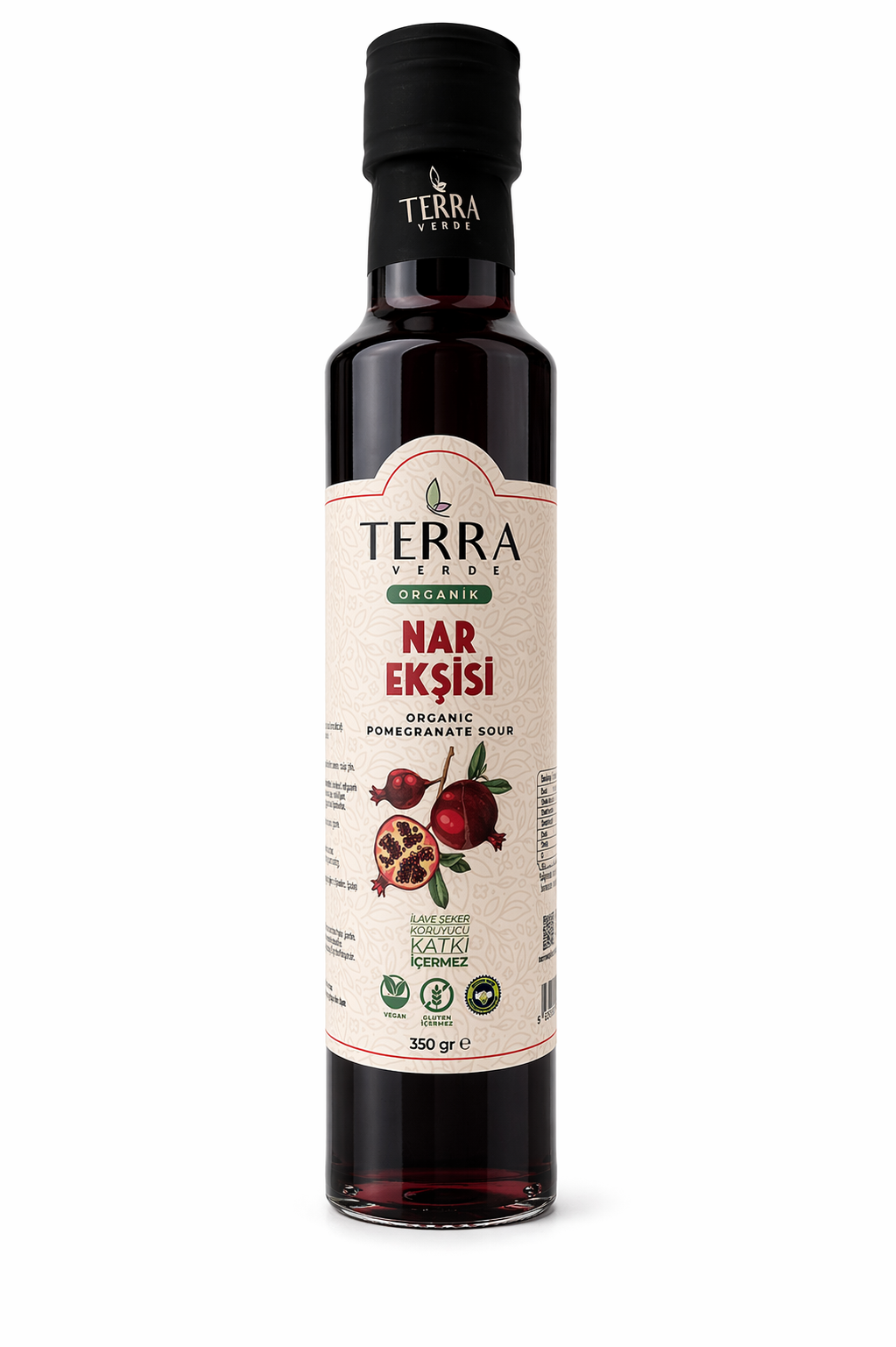 Organik Glutensiz Nar Ekşisi 350gr Terra Verde