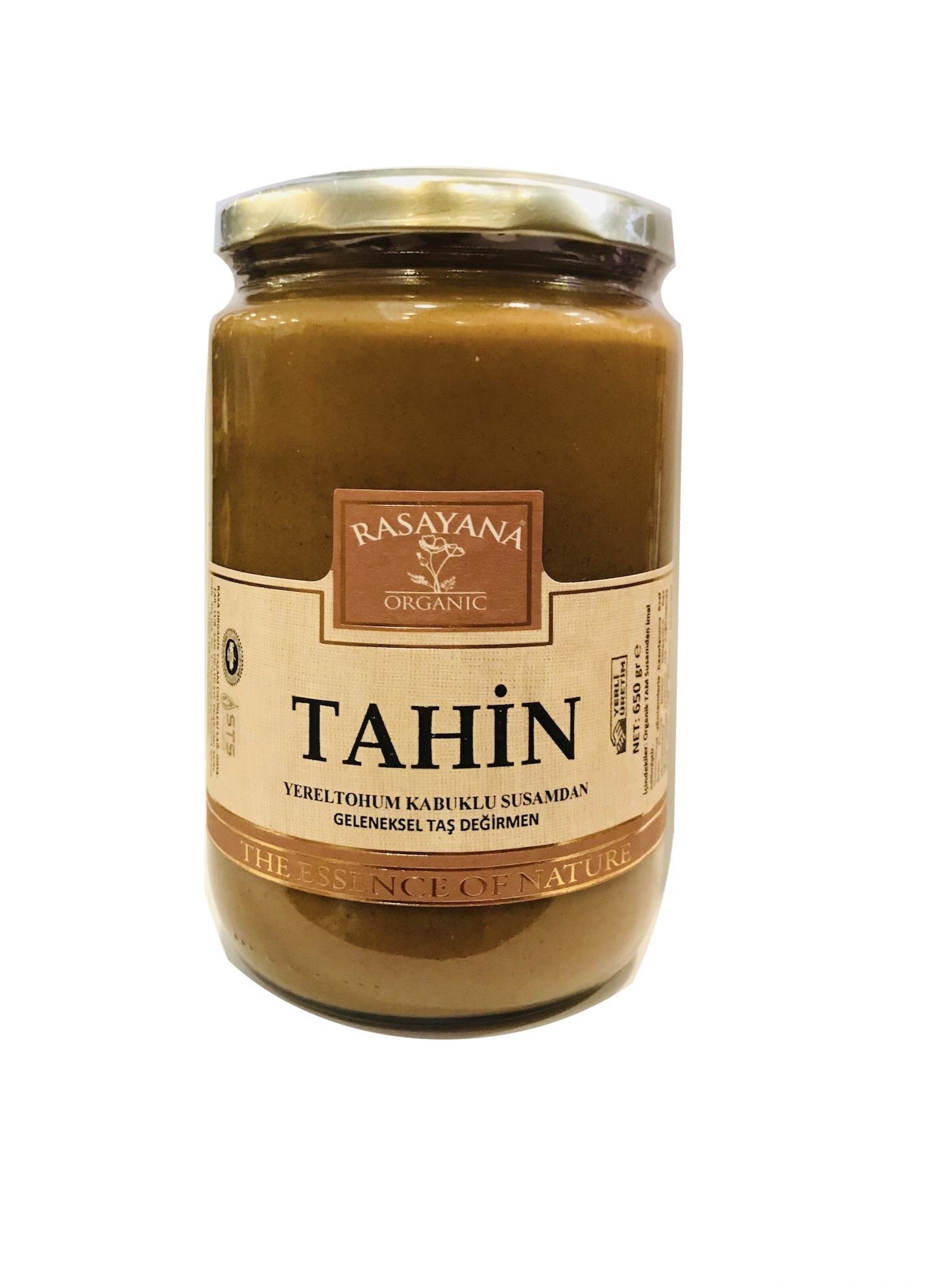 Organik Kabuklu Çiğ Tahin 650gr Rasayana
