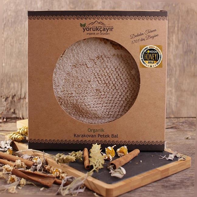 Organik Karakovan petek Bal 1200 gr Şahbaz Çay Yörükçayır