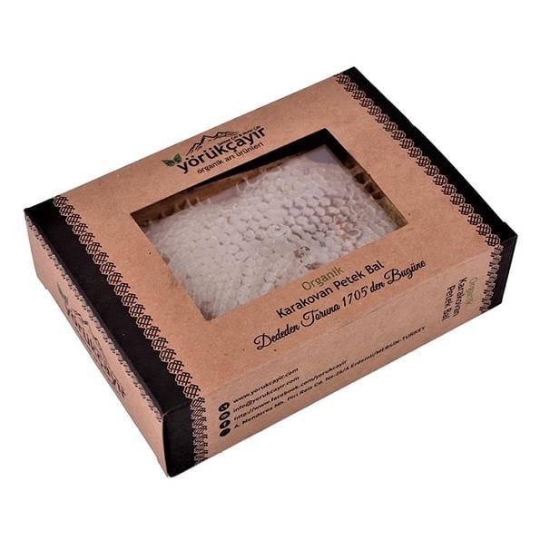 Organik Karakovan Petek Balı 555 gr Yörükçayır