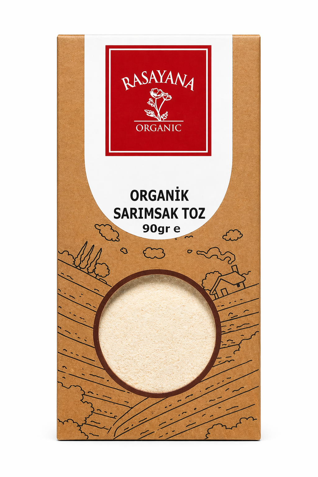Organik Kuru Sarımsak Toz 90gr Rasayana