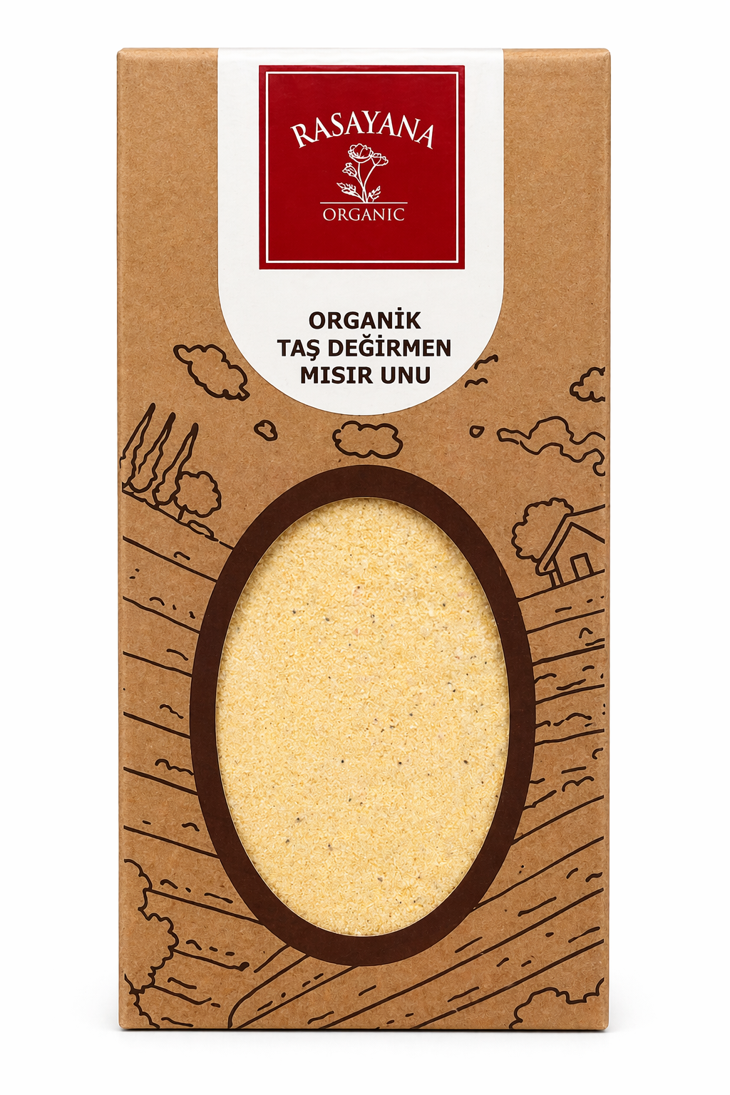 Organik Mısır Unu 750gr Rasayana
