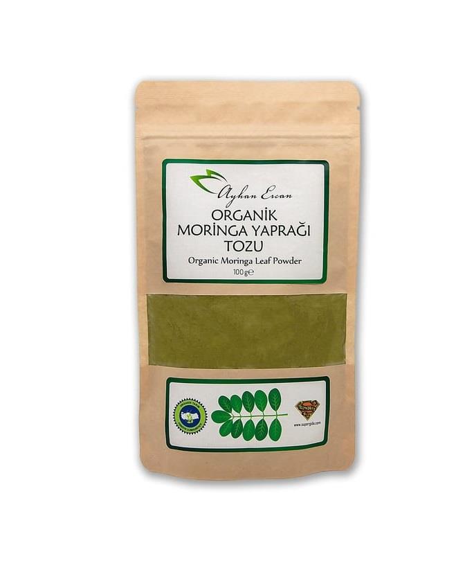 Organik Moringa Yaprağı Tozu 100gr Ayhan Ercan