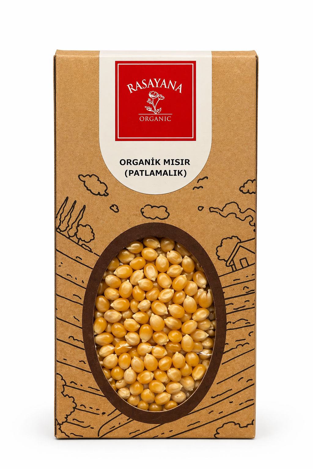 Organik Patlamalık Mısır (POPCORN) 750gr Rasayana
