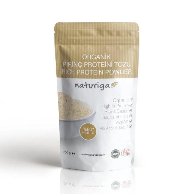 Organik Pirinç Protein Tozu 250 gr Naturiga