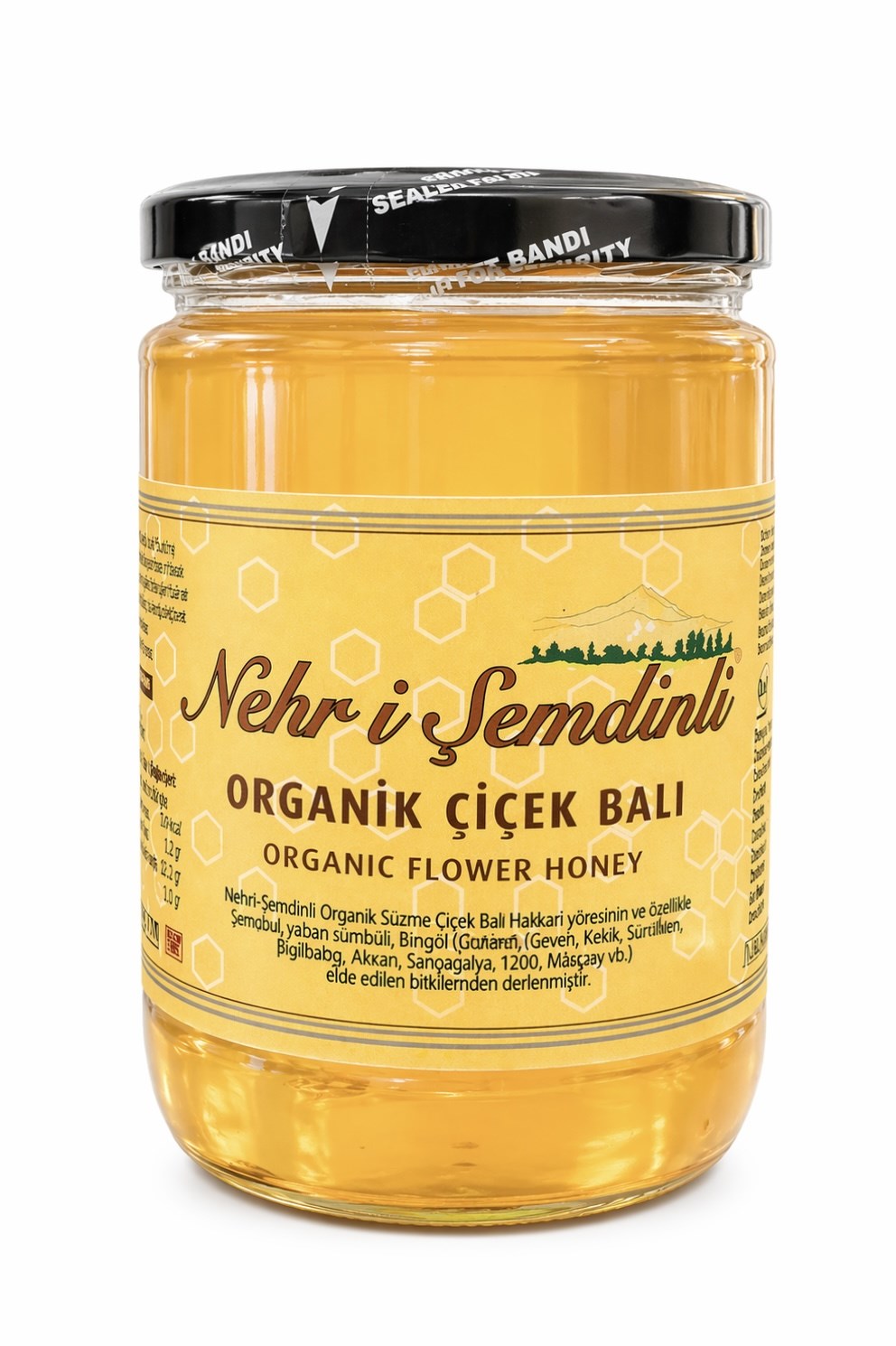 Organik Poliflora Çiçek Balı 780gr Nehri Şemdinli