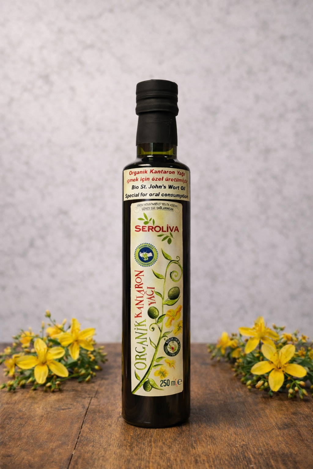 Organik Sarı Kantaron Yağı 250 Ml Seroliva