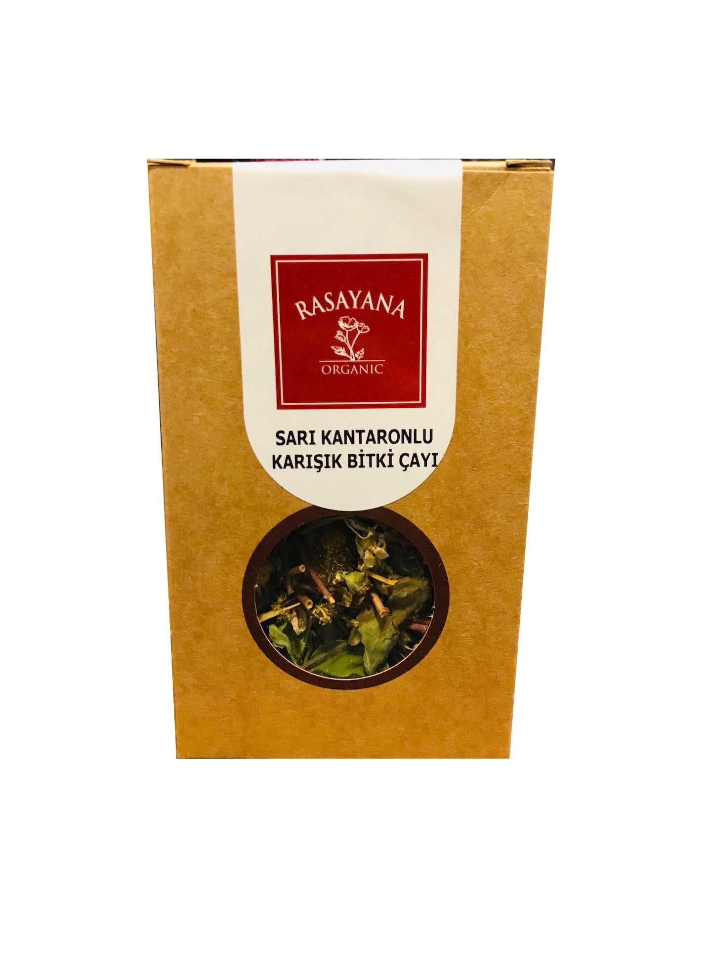 Organik Sarı Kantaronlu Karışık Bitki Çayı 50gr Rasayana