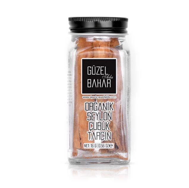 Organik Seylon Çubuk Tarçın 16 gr Güzel Ada Gıda (Seylan)