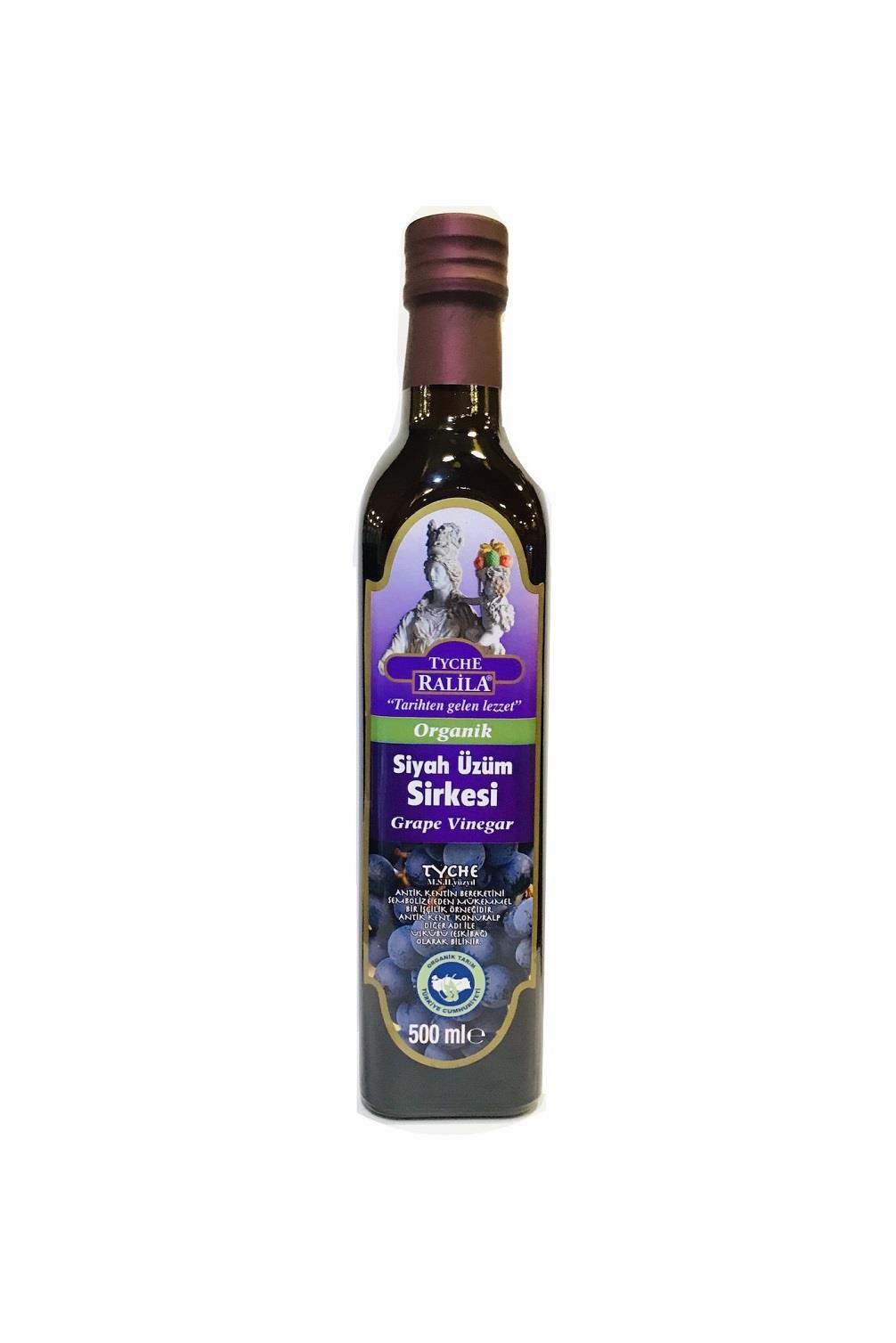Organik Siyah Asma Üzüm Sirkesi 500Ml Ralila