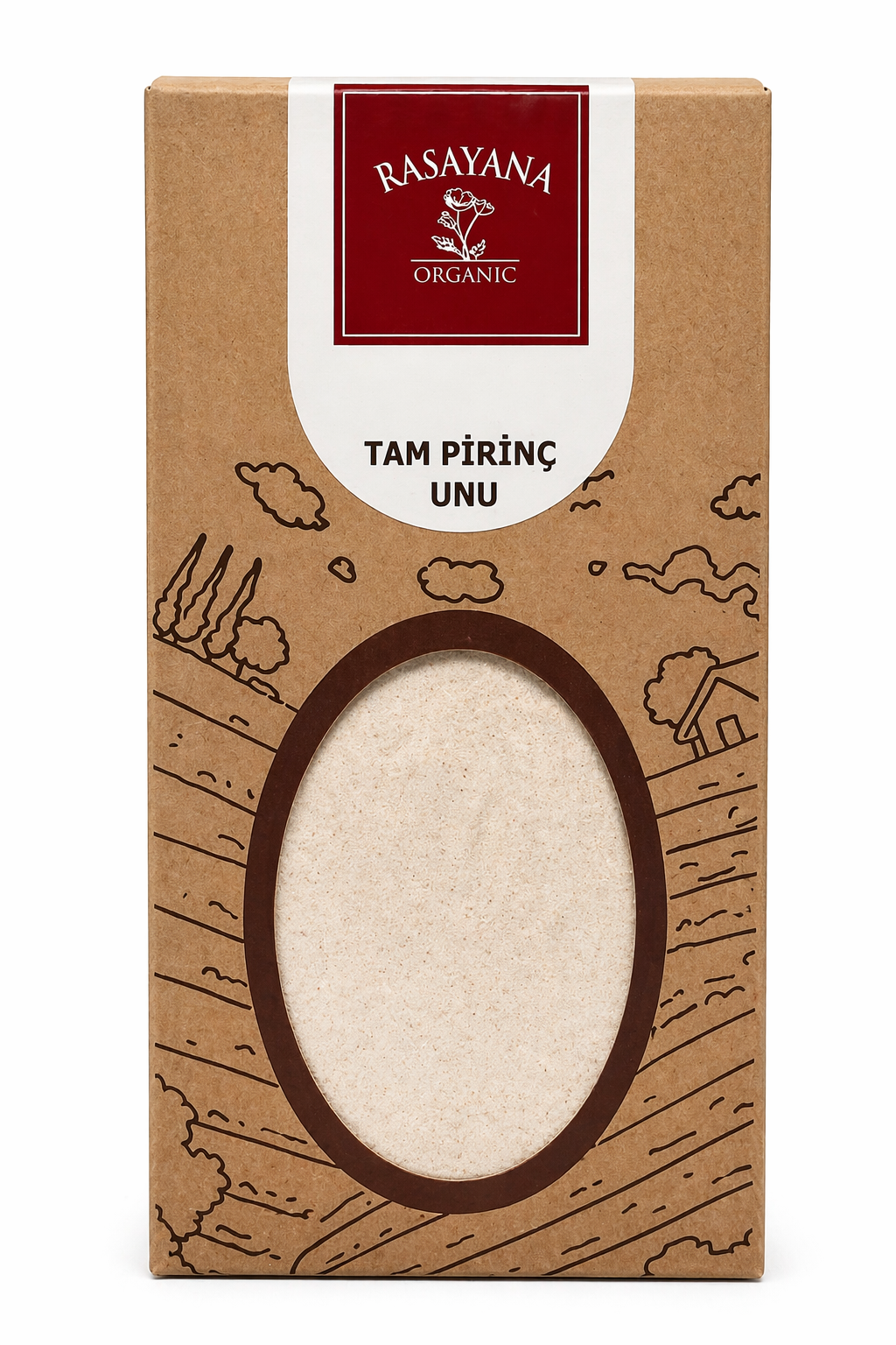 Organik Tam Pirinç Unu 750gr Rasayana