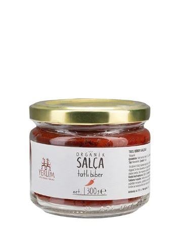 Organik Tatlı Biber Salçası 300gr Yerlim