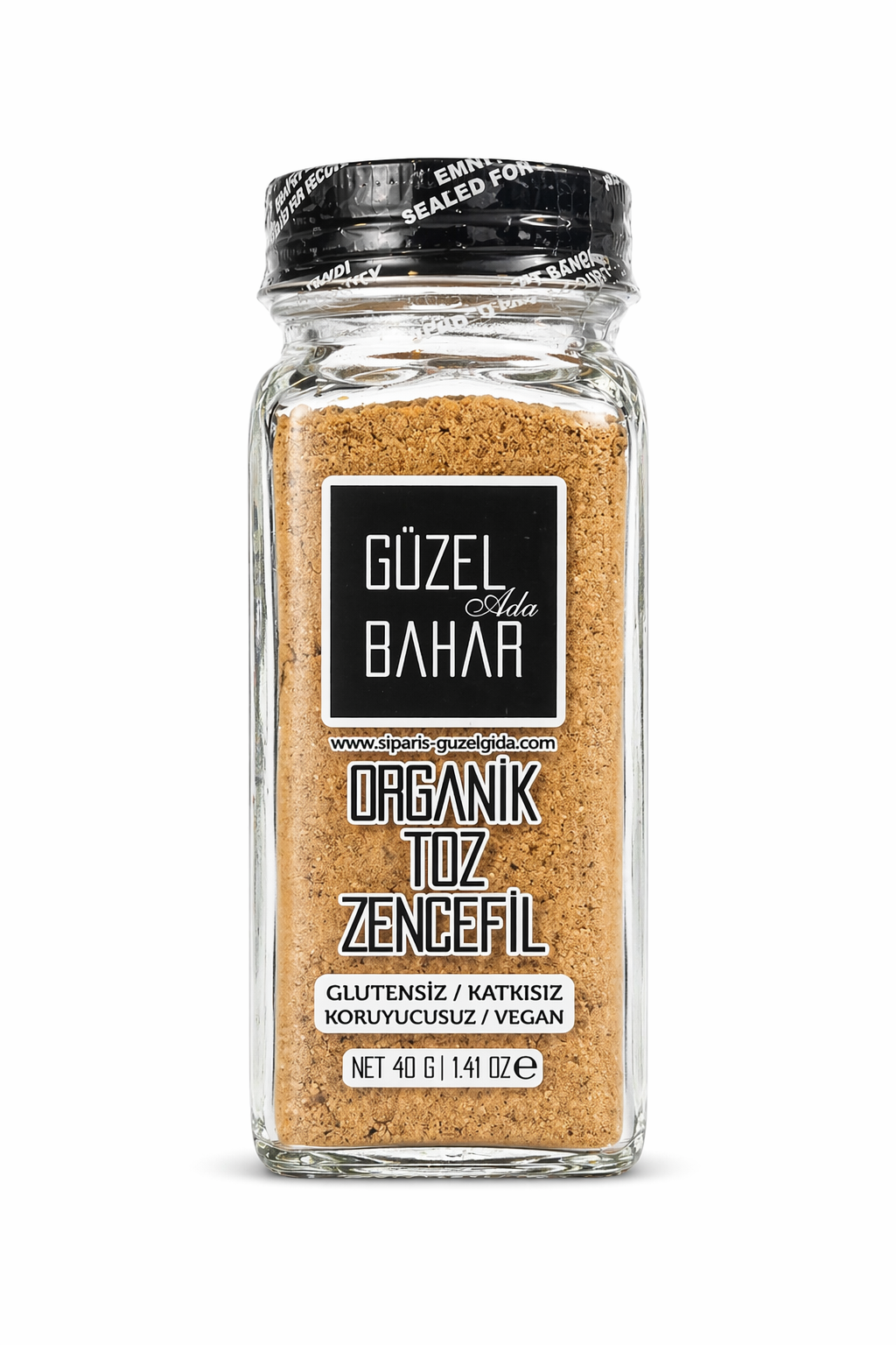 Organik Toz Zencefil 40 Gr Güzel Ada Gıda