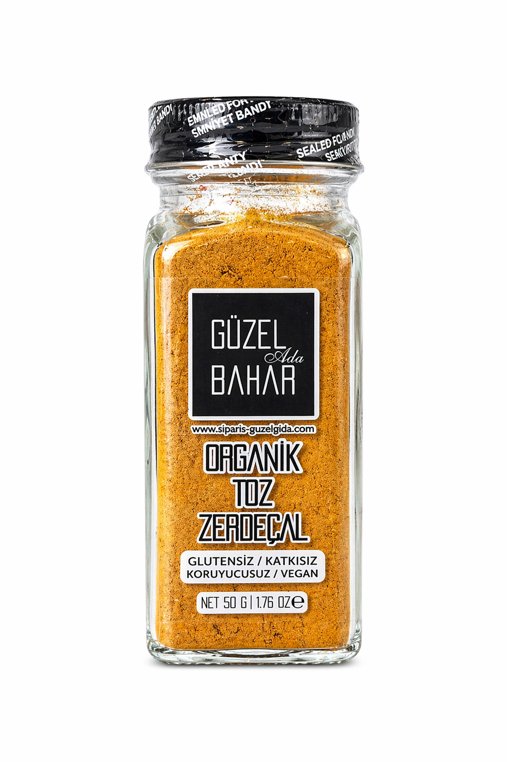 Organik Toz Zerdeçal 50 gr Güzel Ada Gıda