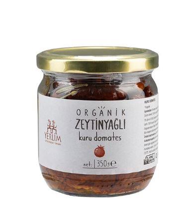 Organik Zeytinyağlı Kuru Domates 350gr Yerlim
