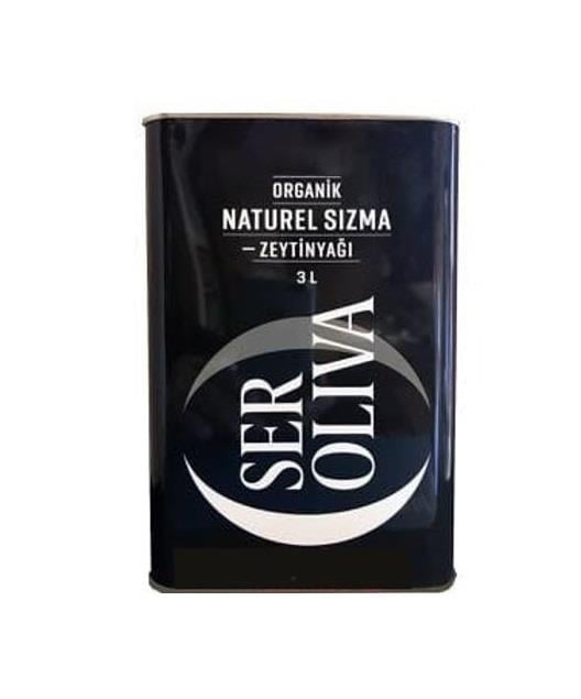Özel Üretim 0.3 Asit Organik Naturel Sızma Zeytinyağı 3lt Seroliva
