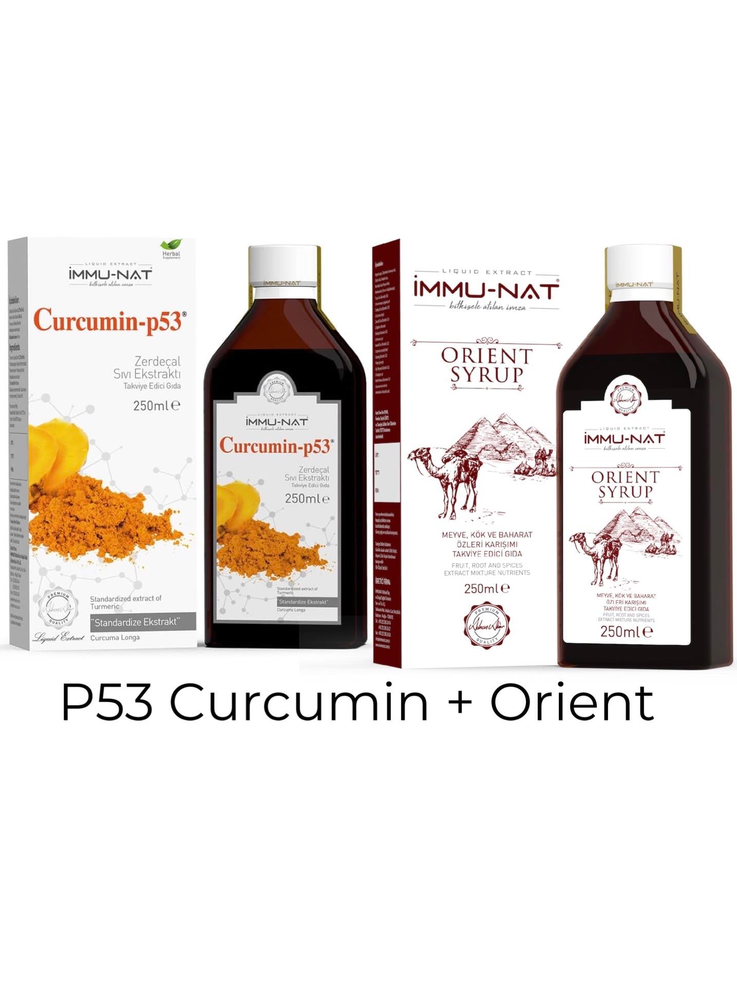 P53 Curcumin 250Ml + Orient Syrup 250 Ml İmmunat