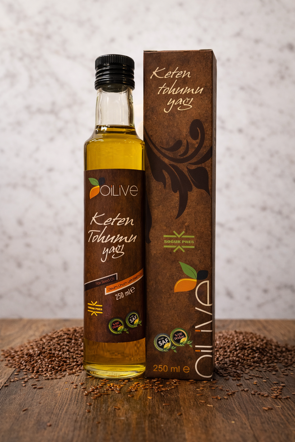 Soğuk Pres Keten Tohumu 250Ml Oilive