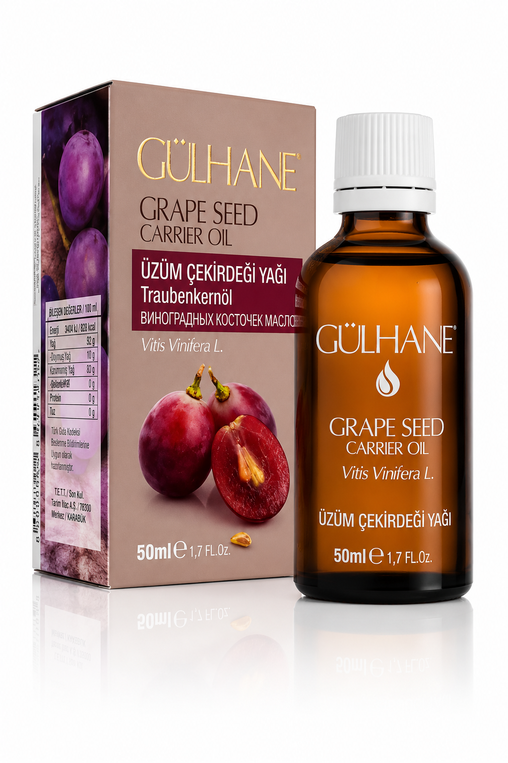 Üzüm Çekirdeği Yağı 50 Ml Gülhane