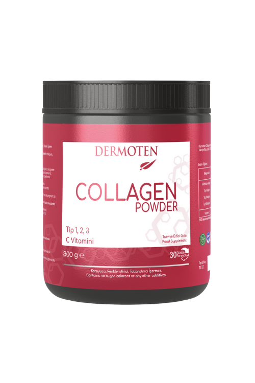 Dermoten Collagen Powder 300 g - Toz Kolajen (30 Günlük Porsiyon)