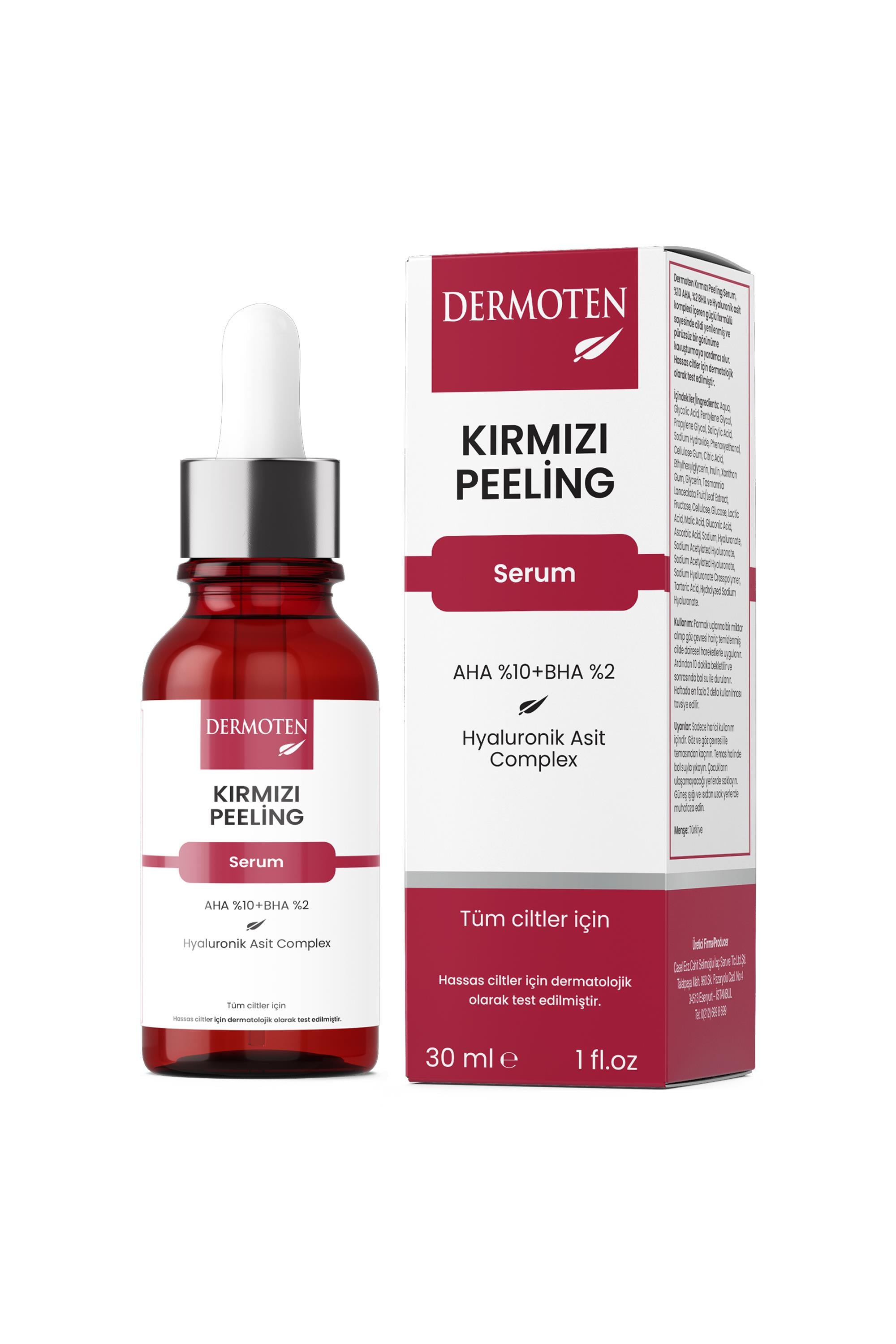 Kırmızı Peeling Serum 30 ml 