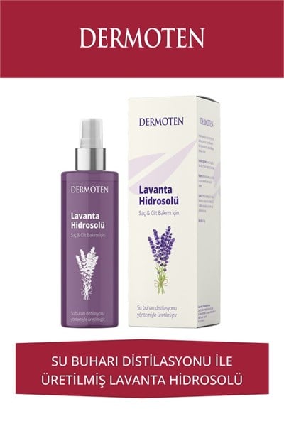 Dermoten Lavanta Hidrosolü | Cilt ve Saç İçin Ferahlatıcı Bakım Suyu