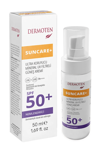 Dermoten Suncare+ Spf50 Güneş Kremi Kuru Ciltler İçin